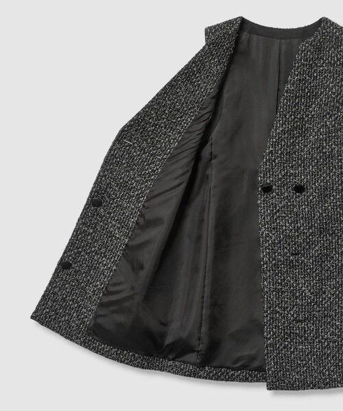 セットアップ対応商品】ラメファンシーツイードジレ ワンピース