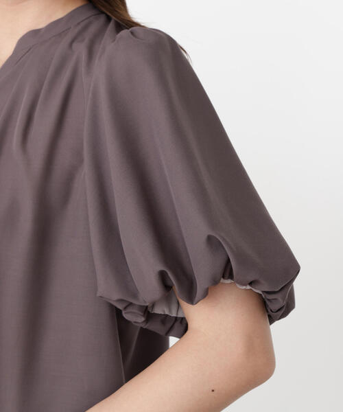 PROPORTION BODY DRESSING（プロポーションボディドレッシング）の「＜ウォッシャブル＞バルーンタックブラウス / 1215210802（シャツ/ブラウス・レディース・ブルー/グレー/ダークグレー・FREE）」の13枚目の写真