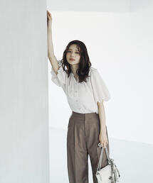 PROPORTION BODY DRESSING | ＜ウォッシャブル＞バルーンタックブラウス / 1215210802(シャツ/ブラウス)