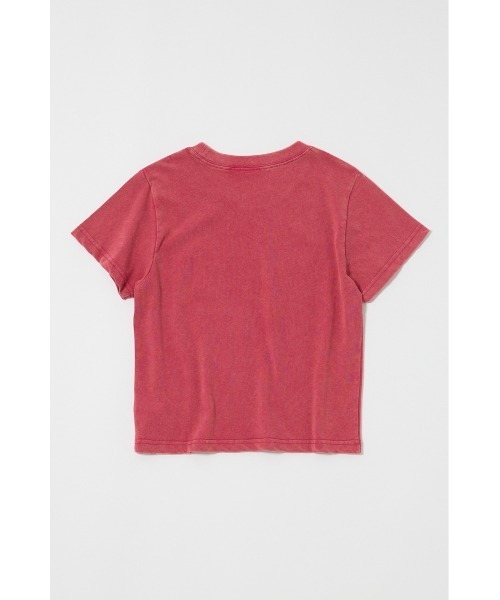 MOUSSY（マウジー）の「LITTLE POPS LOGO Tシャツ（Tシャツ/カットソー・レディース・ホワイト/ライトブルー/ライトブラック/ピンク・FREE）」の21枚目の写真