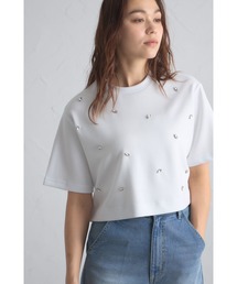 ビジュークロップドTシャツ