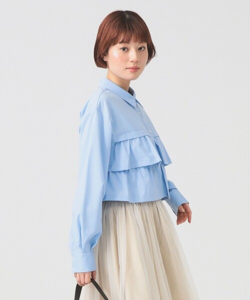 ティアードクロップド シャツ（シャツ/ブラウス）｜Ray BEAMS（レイ