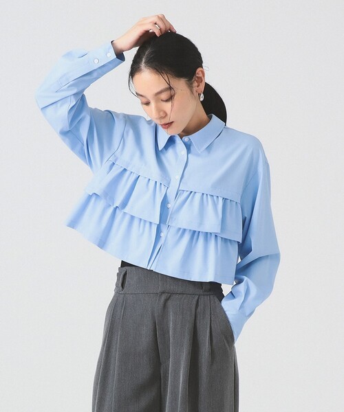 ティアードトップス ティアードフリルトップス | titivate