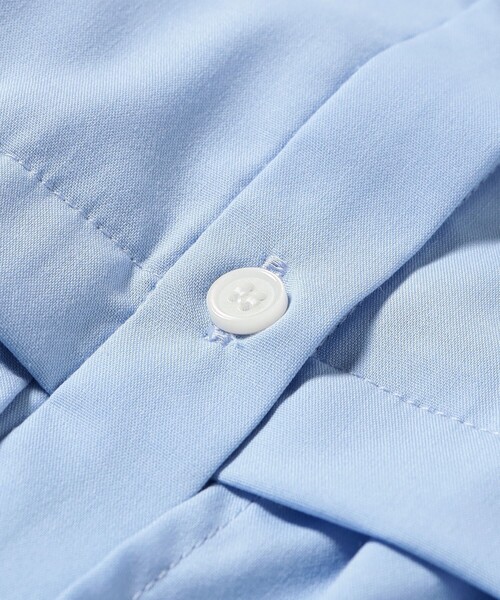 Ray BEAMS（レイビームス）の「ティアードクロップド シャツ（シャツ/ブラウス・レディース・サックスブルー/ホワイト・ONE SIZE）」の8枚目の写真