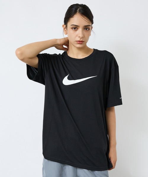 NIKE（ナイキ）の「【NIKE/ナイキ】水陸両用 半袖ラッシュガード/Tシャツ UVケア コットンライクスニーカーボックス/ハイドロガード/セットアップ（Tシャツ/カットソー・メンズ・ホワイト/ベージュ/ブラック・M/L/XL）」の3枚目の写真