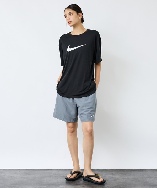 NIKE(ナイキ)の「【NIKE/ナイキ】水陸両用 半袖ラッシュガード/Tシャツ UVケア コットンライクスニーカーボックス/ハイドロガード/セットアップ(Tシャツ/カットソー・メンズ・ホワイト/ベージュ/ブラック/サックスブルー/グレー・M/L/XL)」の12枚目の写真