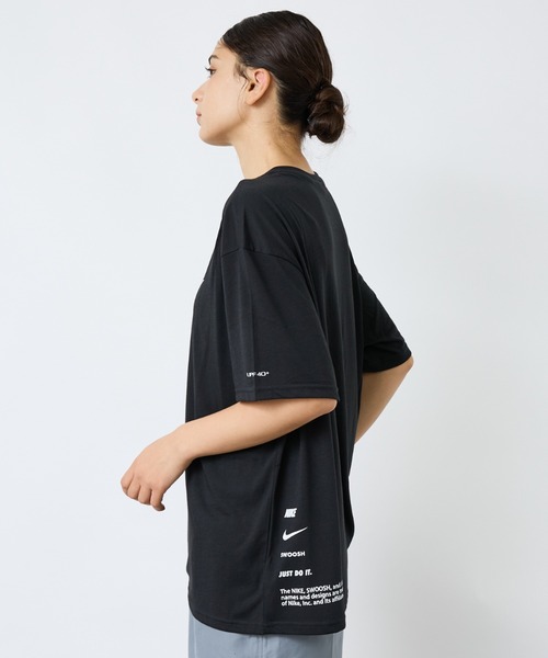 NIKE(ナイキ)の「【NIKE/ナイキ】水陸両用 半袖ラッシュガード/Tシャツ UVケア コットンライクスニーカーボックス/ハイドロガード/セットアップ(Tシャツ/カットソー・メンズ・ホワイト/ベージュ/ブラック/サックスブルー/グレー・M/L/XL)」の9枚目の写真