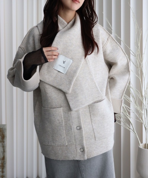 model：164cm. 着用サイズ：FREE