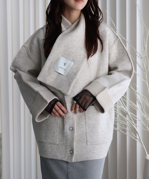 model：164cm. 着用サイズ：FREE