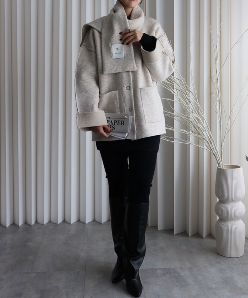 model：164cm. 着用サイズ：FREE