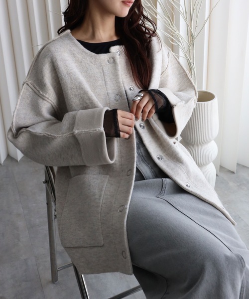 model：164cm. 着用サイズ：FREE
