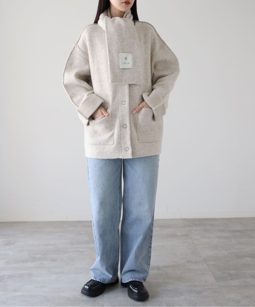 model：164cm. 着用サイズ：FREE