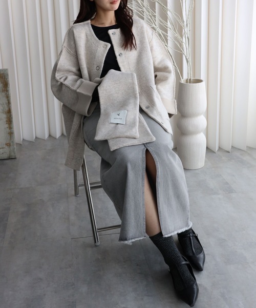 model：164cm. 着用サイズ：FREE