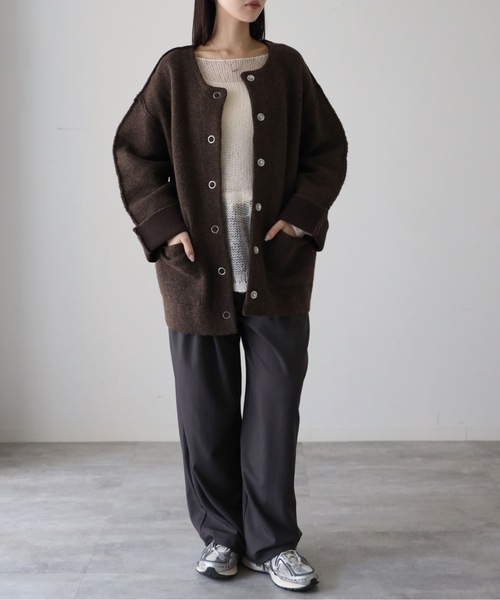model：164cm. 着用サイズ：FREE