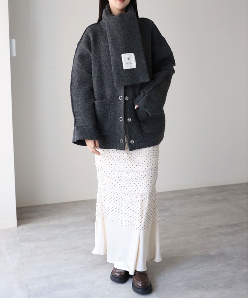 model：164cm. 着用サイズ：FREE