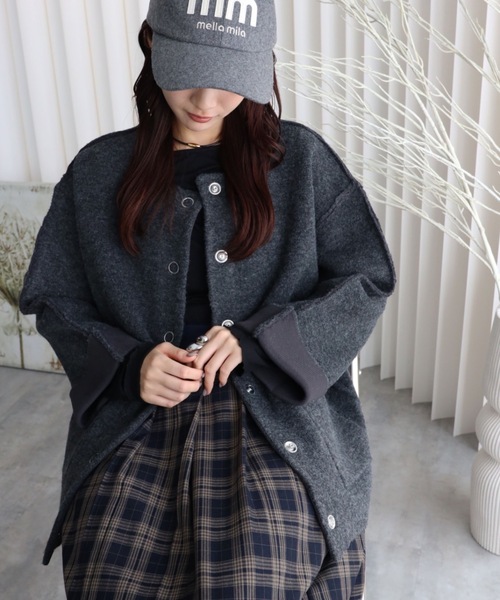 model：164cm. 着用サイズ：FREE