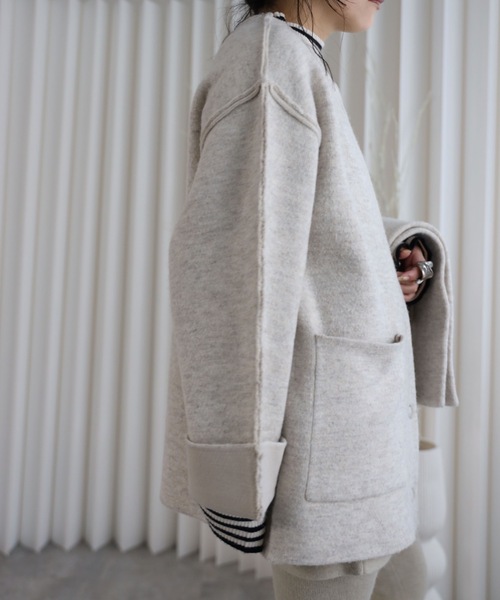 model：155cm. 着用サイズ：FREE