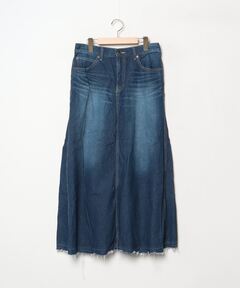 美品　タグ付き　beautiful peopleデニムロングスカート　36 beautiful people/ビューティフルピープル】selvedge bleach