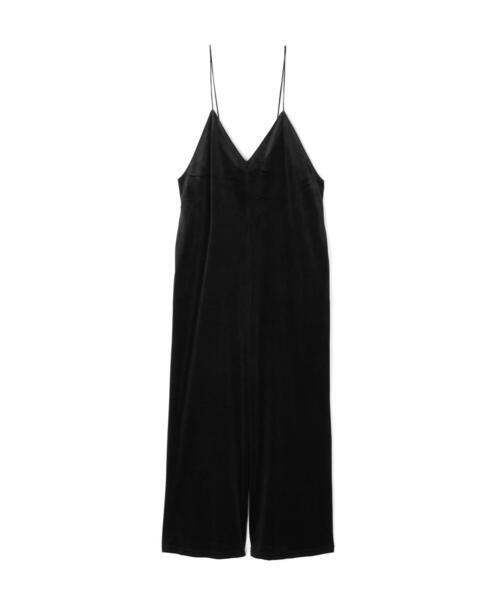 セール】【PS/低身長サイズ】ベロアオールインワン（つなぎ