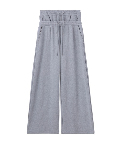 JOHN LAWRENCE SULLIVAN（ジョンローレンスサリバン）の「SWEAT STUCKED PANTS（スウェットパンツ・メンズ・ブラック/グレー・SMALL/MEDIUM/LARGE）」の2枚目の写真