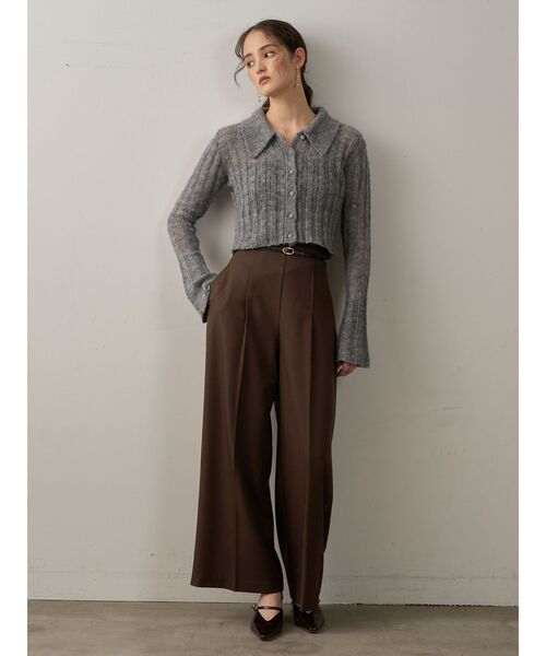 lagunamoon カラーデザインシアーニットカーデプルオーバー　.st セール】カラーデザインシアーニットカーデプルオーバー（ニット