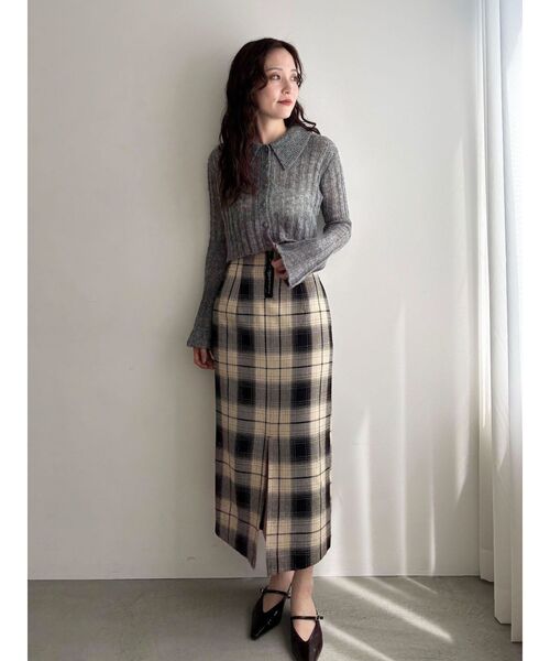 セール】カラーデザインシアーニットカーデプルオーバー（ニット