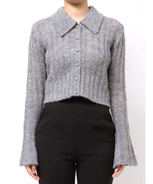 lagunamoon カラーデザインシアーニットカーデプルオーバー　.st セール】カラーデザインシアーニットカーデプルオーバー（ニット