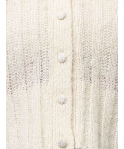 LAGUNAMOON（ラグナムーン）の「カラーデザインシアーニットカーデプルオーバー（ニット/セーター・レディース・オフホワイト/グレー/ブルー/ブラウン・FREE）」の12枚目の写真