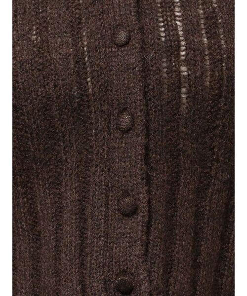 LAGUNAMOON（ラグナムーン）の「カラーデザインシアーニットカーデプルオーバー（ニット/セーター・レディース・オフホワイト/グレー/ブルー/ブラウン・FREE）」の10枚目の写真