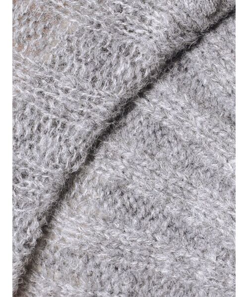 セール】カラーデザインシアーニットカーデプルオーバー（ニット