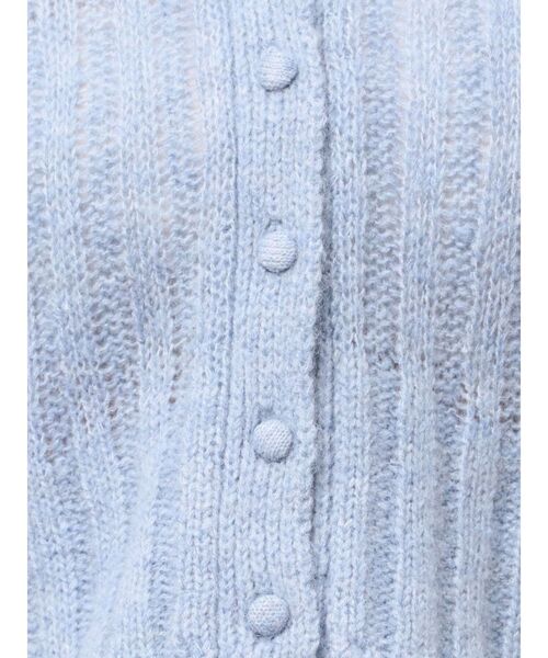 セール】カラーデザインシアーニットカーデプルオーバー（ニット