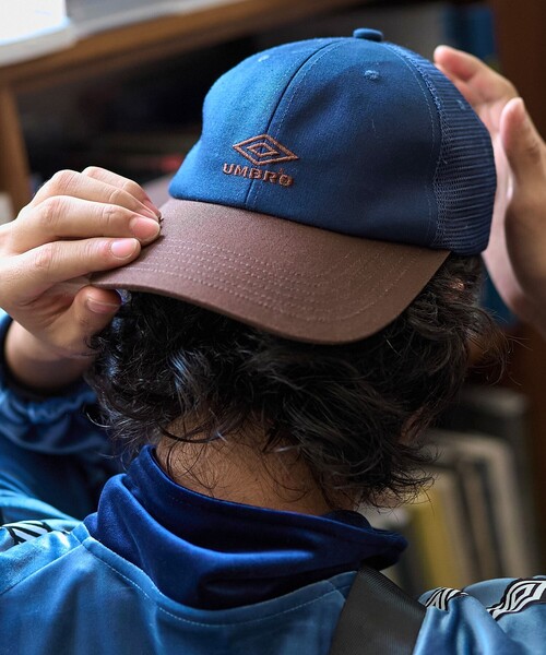 UMBRO/アンブロ SP Mesh Logo Cap/別注 メッシュ ロゴ キャップ