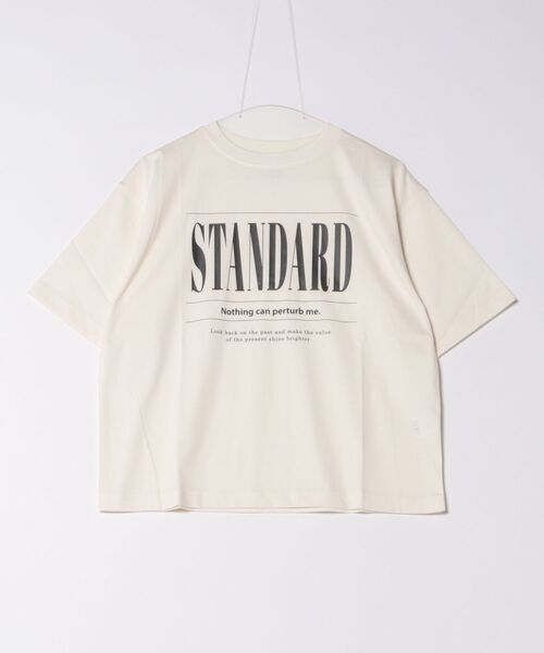 Scrap Book(スクラップブック)の「【Scrap Book】sheerjerseyTee 別注柄STANDARD(Tシャツ/カットソー・レディース・ホワイト/ネイビー/ブラック/ブラウン・FREE)」の6枚目の写真