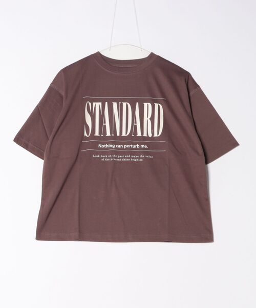 Scrap Book(スクラップブック)の「【Scrap Book】sheerjerseyTee 別注柄STANDARD(Tシャツ/カットソー・レディース・ホワイト/ネイビー/ブラック/ブラウン・FREE)」の5枚目の写真