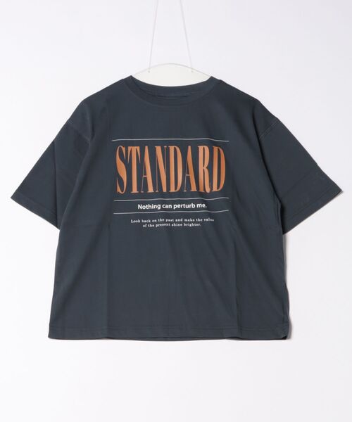 Scrap Book(スクラップブック)の「【Scrap Book】sheerjerseyTee 別注柄STANDARD(Tシャツ/カットソー・レディース・ホワイト/ネイビー/ブラック/ブラウン・FREE)」の7枚目の写真