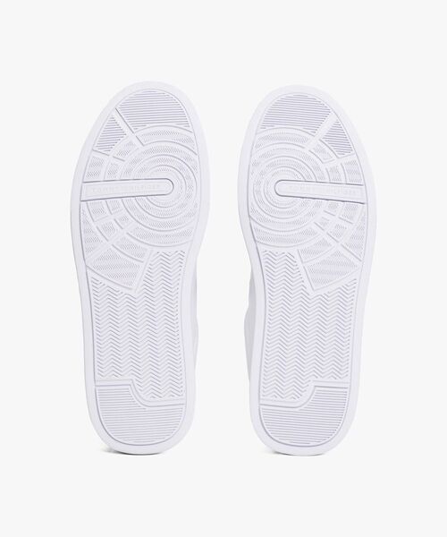 TOMMY HILFIGER（トミーヒルフィガー）の「コートレザーディテールスニーカー（スニーカー・メンズ・ホワイト・25cm/26cm/27.5cm/26.5cm）」の6枚目の写真