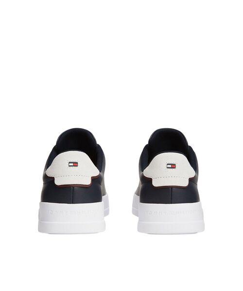 TOMMY HILFIGER(トミーヒルフィガー)の「コートレザーディテールスニーカー(スニーカー・メンズ・ホワイト/ネイビー/インディゴブルー・25cm/26cm/27.5cm/26.5cm)」の13枚目の写真
