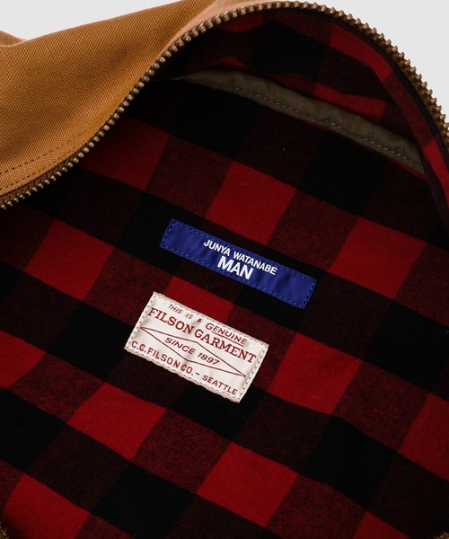JUNYA WATANABE MAN(ジュンヤワタナベマン)の「「FILSON」 W-NAME COTTON DUFFLE BAG(ドラムバッグ・メンズ・オレンジ系1/オレンジ系2・ONE SIZE)」の13枚目の写真