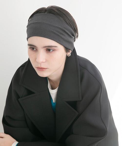 URBAN RESEARCH（アーバンリサーチ）の「decor『デコール』　Rib Wide Hairband（ヘアバンド・レディース・グレー/ブラック/ブラウン・-）」の3枚目の写真