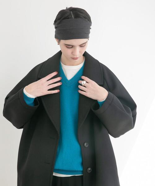 URBAN RESEARCH（アーバンリサーチ）の「decor『デコール』　Rib Wide Hairband（ヘアバンド・レディース・グレー/ブラック/ブラウン・-）」の9枚目の写真