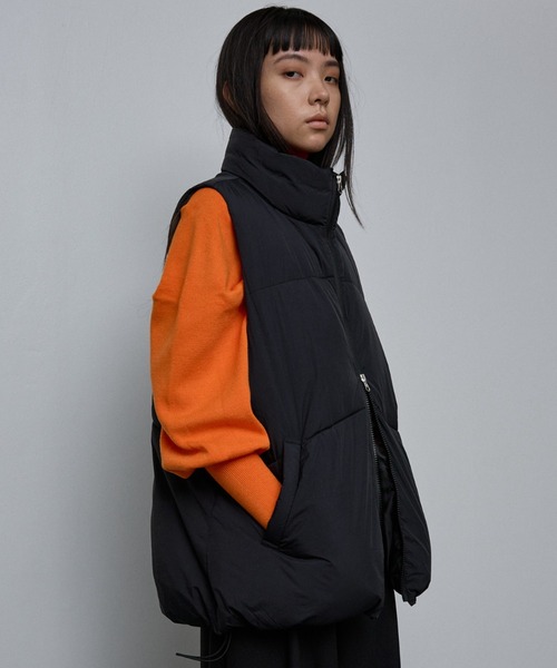 NOMINE（ノミネ）の「ボリューム パファーダウンベスト（ダウンベスト・レディース・ブラック/ダークグリーン/ブラウン・フリー）」の15枚目の写真