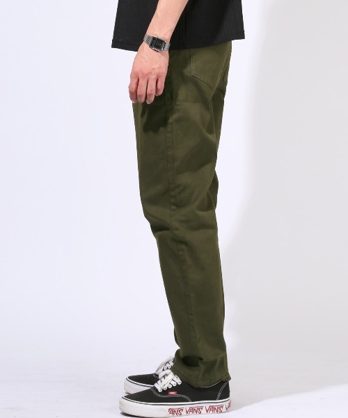 LUXSTYLE(ラグスタイル)の「ワイドストレッチツイルパンツ(チノパンツ・メンズ・ベージュ/ブラック/カーキ/チャコールグレー・M/L/XL)」の18枚目の写真