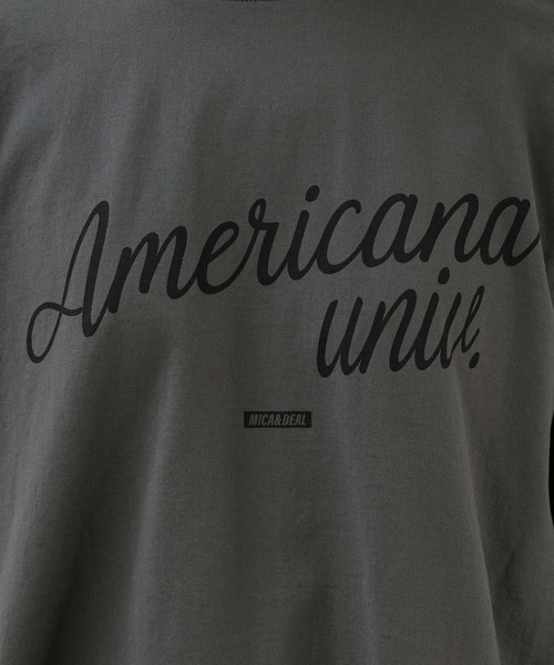AMERICANA（アメリカーナ）の「15th ANNIVERSARY 【AMERICANA×MICA&DEAL】ロングスリーブTシャツ（Tシャツ/カットソー・レディース・ネイビー/グレー/ブラウン/ホワイト・FREE）」の7枚目の写真