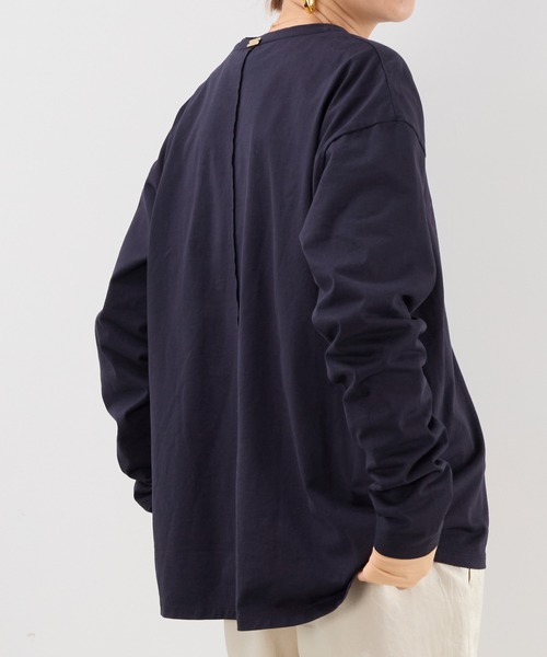 AMERICANA（アメリカーナ）の「15th ANNIVERSARY 【AMERICANA×MICA&DEAL】ロングスリーブTシャツ（Tシャツ/カットソー・レディース・ネイビー/グレー/ブラウン/ホワイト・FREE）」の17枚目の写真