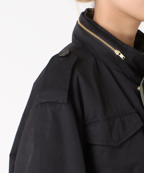 Three Four Time(スリーフォータイム)の「フード付きリバーシブルジャケット(ブルゾン・レディース・ブラック・FREE)」の3枚目の写真