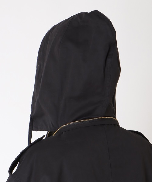 Three Four Time(スリーフォータイム)の「フード付きリバーシブルジャケット(ブルゾン・レディース・ブラック・FREE)」の4枚目の写真