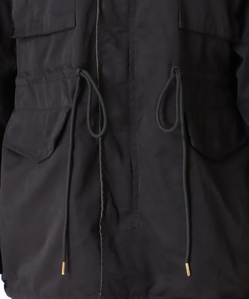 Three Four Time(スリーフォータイム)の「フード付きリバーシブルジャケット(ブルゾン・レディース・ブラック・FREE)」の9枚目の写真