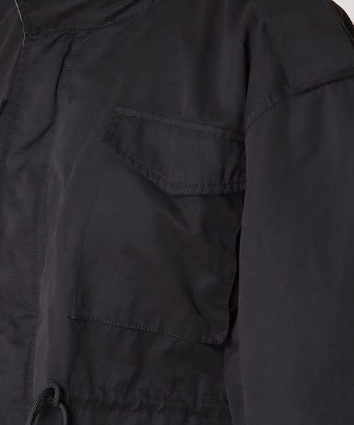 Three Four Time(スリーフォータイム)の「フード付きリバーシブルジャケット(ブルゾン・レディース・ブラック・FREE)」の10枚目の写真