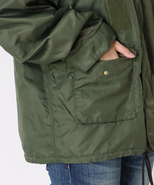 Three Four Time(スリーフォータイム)の「フード付きリバーシブルジャケット(ブルゾン・レディース・ブラック・FREE)」の15枚目の写真