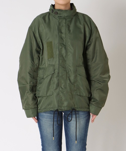 Three Four Time(スリーフォータイム)の「フード付きリバーシブルジャケット(ブルゾン・レディース・ブラック・FREE)」の13枚目の写真